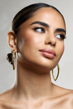 Effortless Gold Diamante Dangle Earrings
