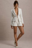 Marena Cream Boucle Tailored Blazer