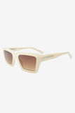 Fairfax Otra Ivory Square Brown Tinted Sunglasses
