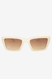 Fairfax Otra Ivory Square Brown Tinted Sunglasses