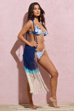 Flamenco Blue Ombre Crochet Tye Dye Bag