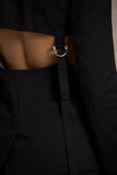 Fixation Black Tailored Cut Out Blazer