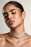 Charlene Gold Diamante & Pearl Necklace