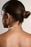 Charlene Gold Diamante & Pearl Necklace