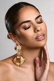 Orla Gold Chain Drop Earrings
