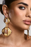 Orla Gold Chain Drop Earrings