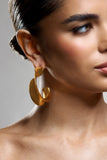 Athalia Gold Twist Abstract Earrings