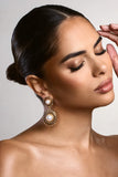 Wilma Gold Pearl Drop Earrings