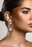 Wilma Gold Pearl Drop Earrings