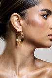 Amery Gold Chunky Hoop Earrings