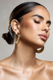 Gamora Gold Textured Chunky Hoops