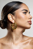Orli Gold Chunky Chain Hoop Earrings
