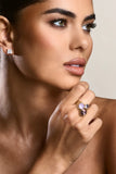 Starla Gold & Pink Adjustable Cluster Ring