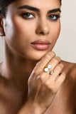 Imara Gold Stone Wrap Ring