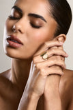 Roxi Gold Pendant Wrap Ring