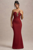 Molly Berry Strapless Sweetheart Maxi Dres