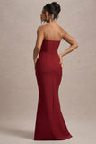 Molly Berry Strapless Sweetheart Maxi Dres