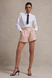 Cambridge Pink Boucle Tailored Shorts