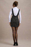 Oxford Black Boucle Sleeveless Pinafore
