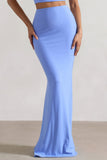 Neve Blue Gathered Maxi Skirt