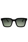 Fyn Otra Black Oversized Classic Square Sunglasses