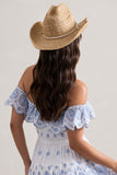 Wild At Heart Beige Straw Sun Hat