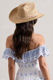 Wild At Heart Beige Straw Sun Hat