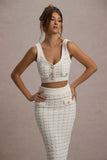 Dee Cream Boucle Crop Top