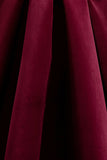 Francisca Berry Velvet Strappy Volume-Hem Midi Dress