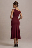 Kerensa Port One-Shoulder Midi Dress