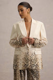 Hurley Snake Print Ombre Longline Blazer