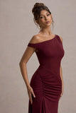 Kerensa Port One-Shoulder Midi Dress