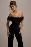 Botanique Black Floral Bardot Jumpsuit