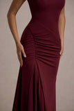 Kerensa Port One-Shoulder Midi Dress
