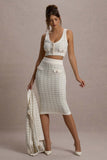 Dee Cream Boucle Crop Top