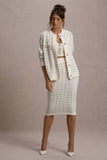 Dee Cream Boucle Crop Top